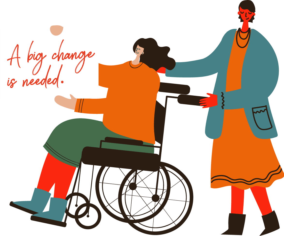 A big change is needed.
