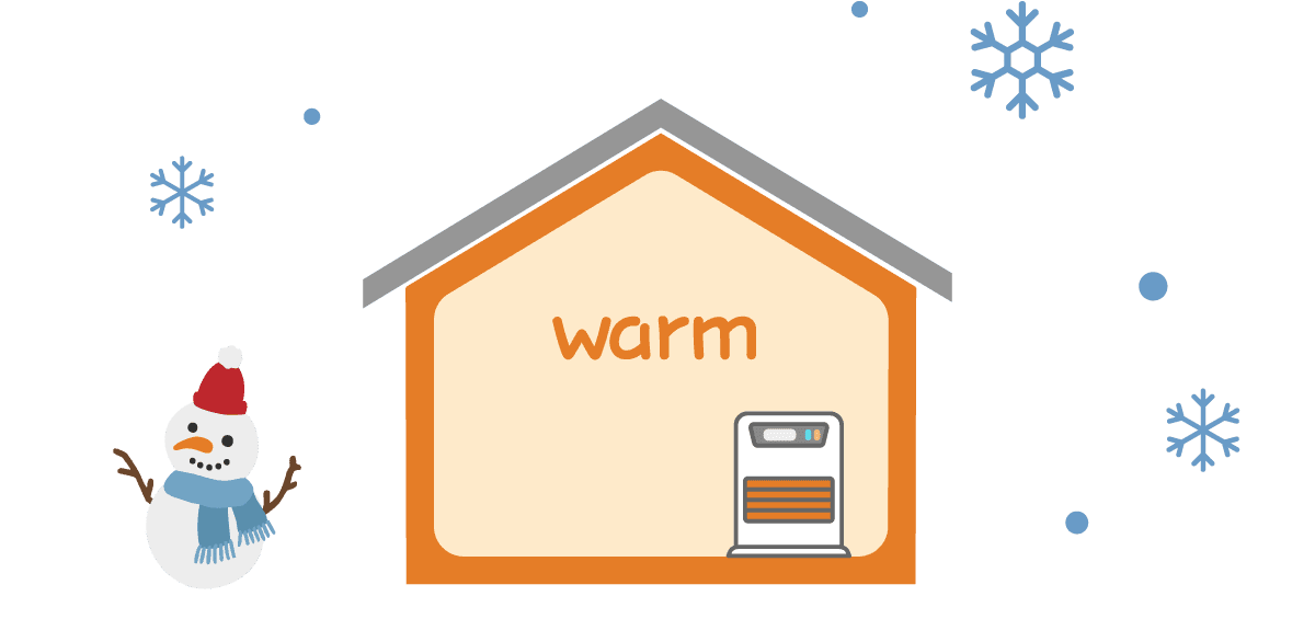 Stay warm even in the cold winter!